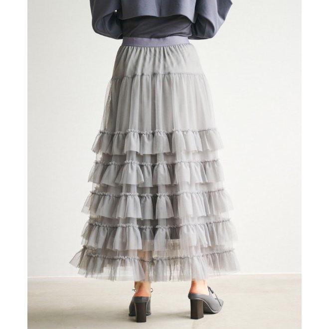 ココディール（COCO DEAL） チュールレイヤードスカート 24秋冬