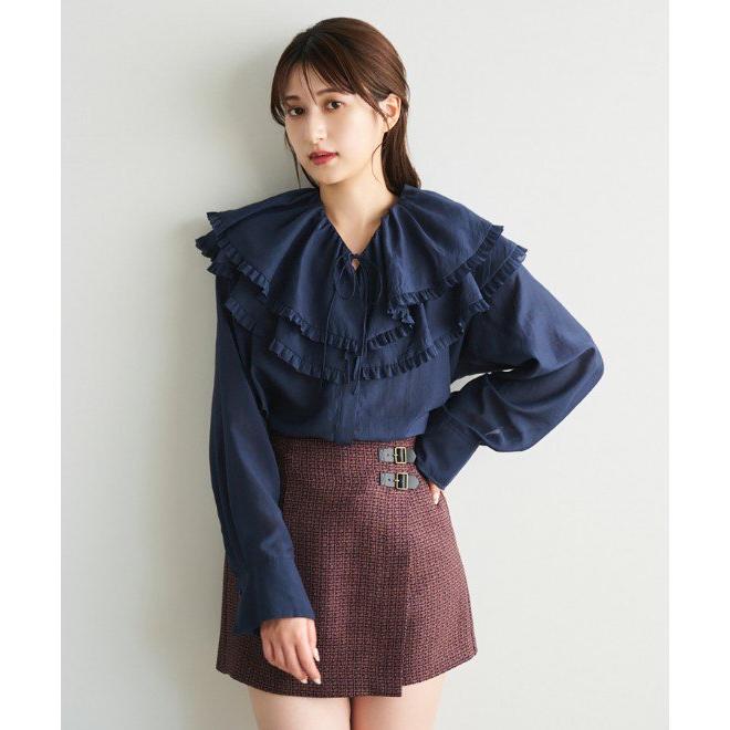 ココディール（COCO DEAL） ツイードラップミニスカパン 24秋冬