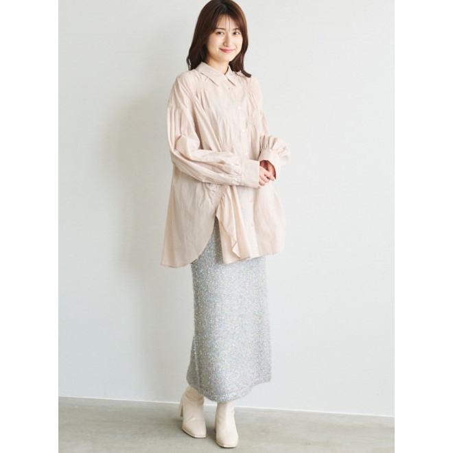 ココディール COCODEAL / シャーリングシャツブラウス 24秋冬