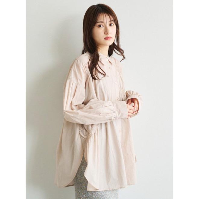 ココディール（COCO DEAL） シャーリングシャツブラウス 24秋冬