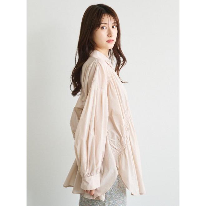 ココディール（COCO DEAL） シャーリングシャツブラウス 24秋冬