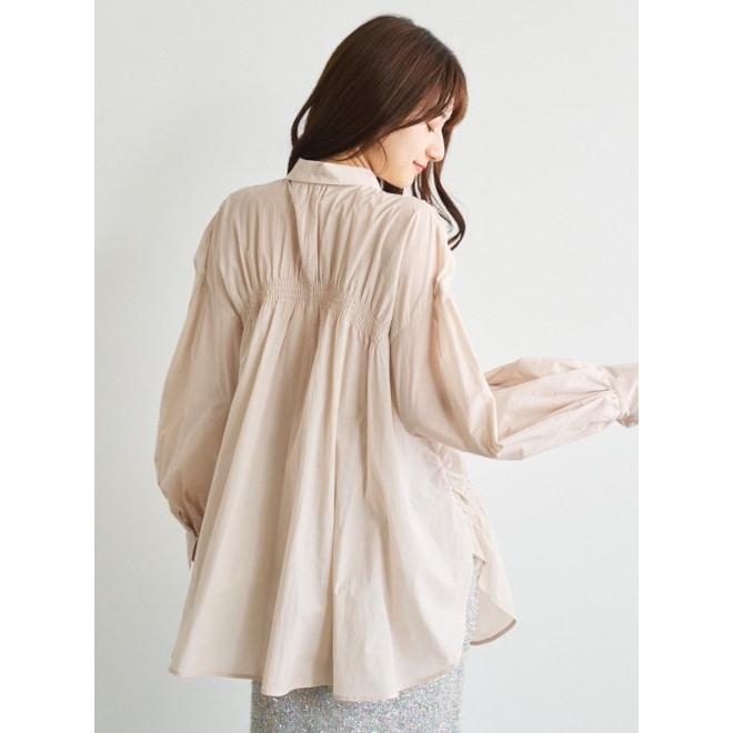 ココディール（COCO DEAL） シャーリングシャツブラウス 24秋冬