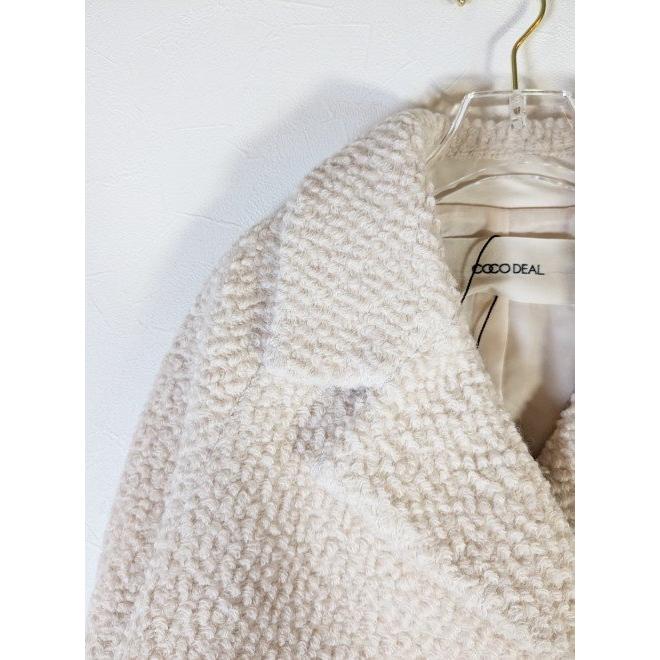 ココディール COCODEAL ボアウールショートコート 24秋冬