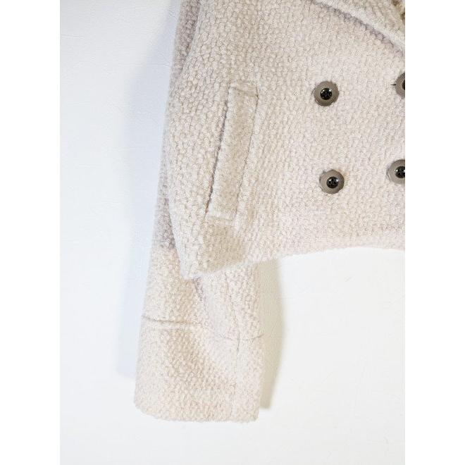 ココディール COCODEAL ボアウールショートコート 24秋冬