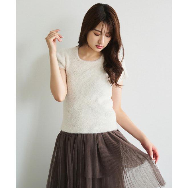 COCO DEAL ニット ココディール（COCO DEAL） ビッグニット×チュールワンピース 24春夏