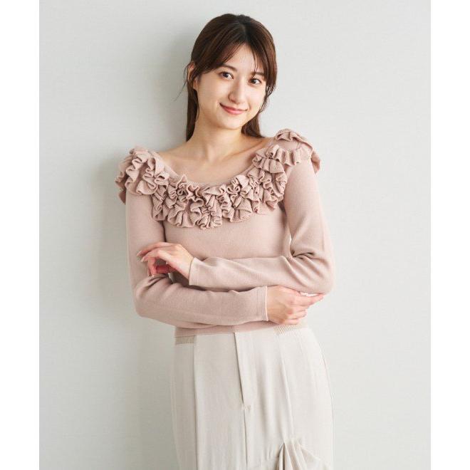 ココディール（COCO DEAL） (セール50%OFF) フリルニットオフショル