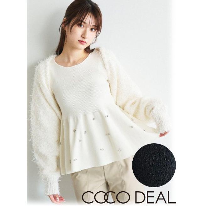 ココディール（COCO DEAL） (セール50%OFF) ファンシーヤーンニット