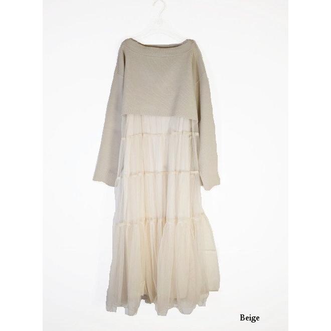 cocodeal ココディール ニットセットチュールティアード