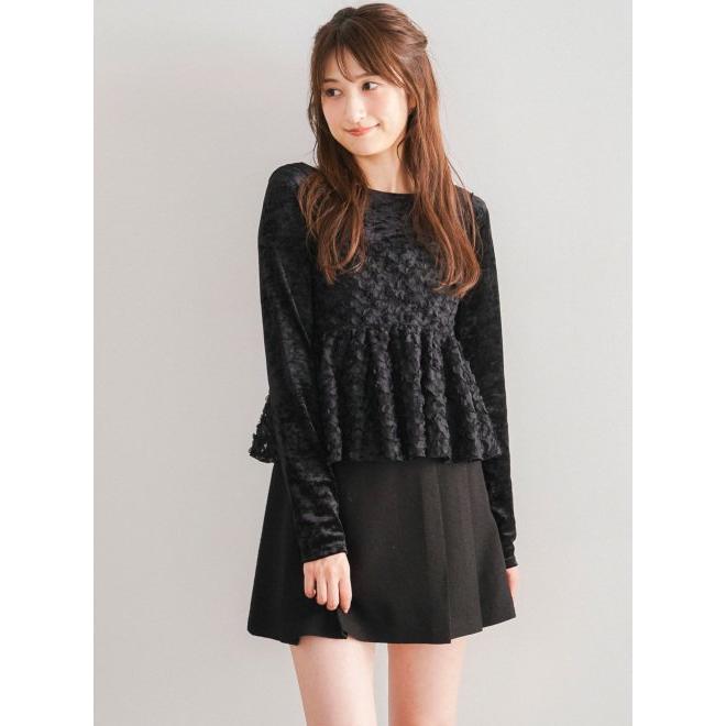 トップス CoCo クロップドロゴニットトップス レディース メール便不可 – coca公式ストア