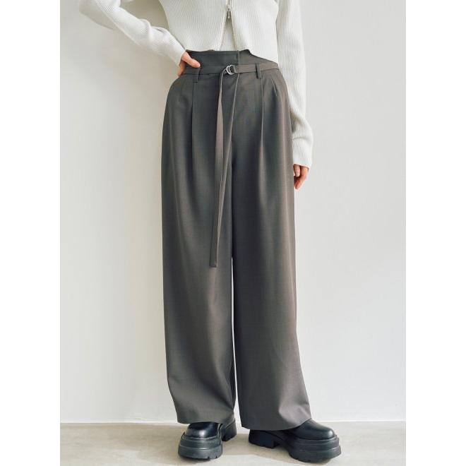 ココディール（COCO DEAL） (セール50%OFF) アシメタックワイドパンツ