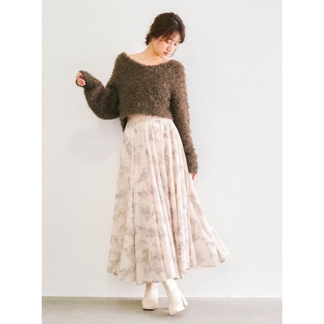 ココディール（COCO DEAL） (セール50%OFF) フロッキ―フラワープリント