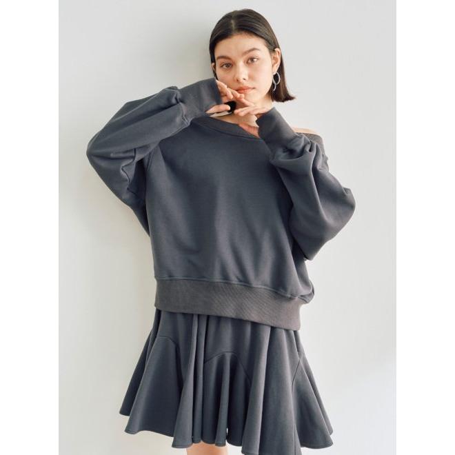 ココディール（COCO DEAL） (セール50%OFF) 裏毛オフショルオーバー