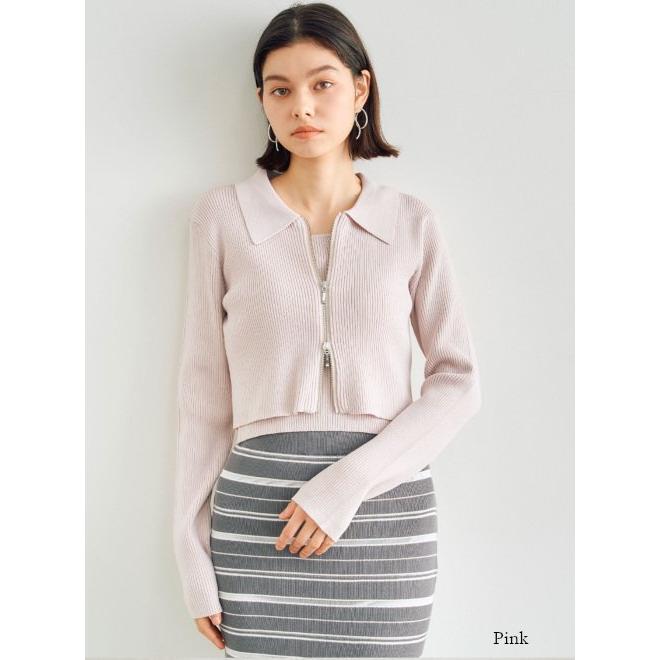 ココディール（COCO DEAL） (セール50%OFF) 衿付きジップラメ