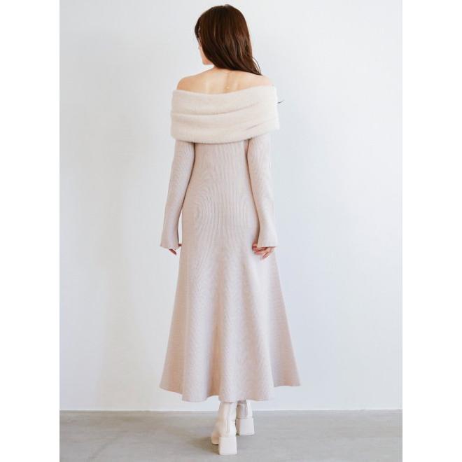 COCO DEAL レースディティールオフショルニットワンピース レースディティールオフショルニットワンピース｜PETAL ONLINE（ペタル