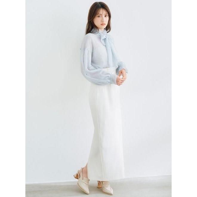 ココディール（COCO DEAL） (セール50%OFF) シアーリボンブラウス 25春