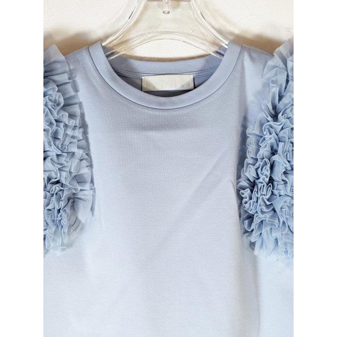 CELFORD / セルフォード 袖チュールTシャツ 24春夏. CWCT242048 CELFORD / セルフォード 袖チュールTシャツ 24春夏. CWCT242048
