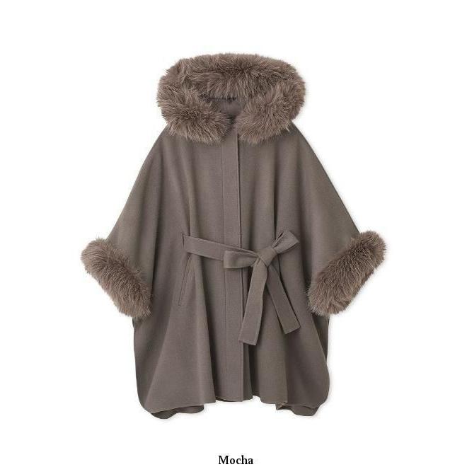 CELFORD（セルフォード） ファーポンチョコート ファーポンチョコート(コート)｜OUTER（アウター）｜CELFORD（セル