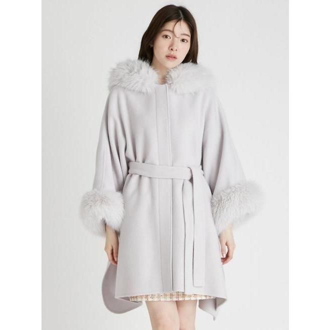 CELFORD / セルフォード ファーポンチョコート 25秋冬予約