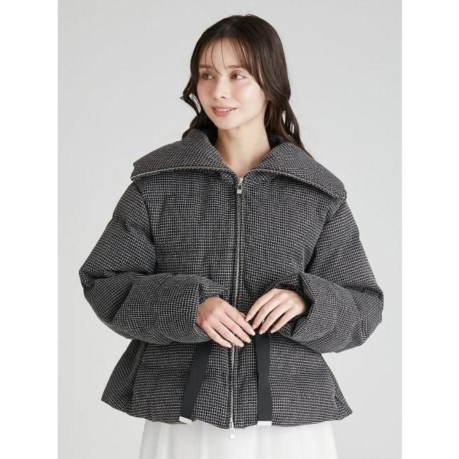 CELFORD（セルフォード） (10%OFF&300円OFF) ファー襟付きツイード