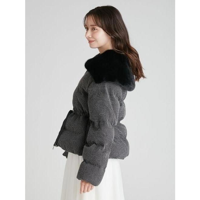 CELFORD（セルフォード） (10%OFF&300円OFF) ファー襟付きツイード