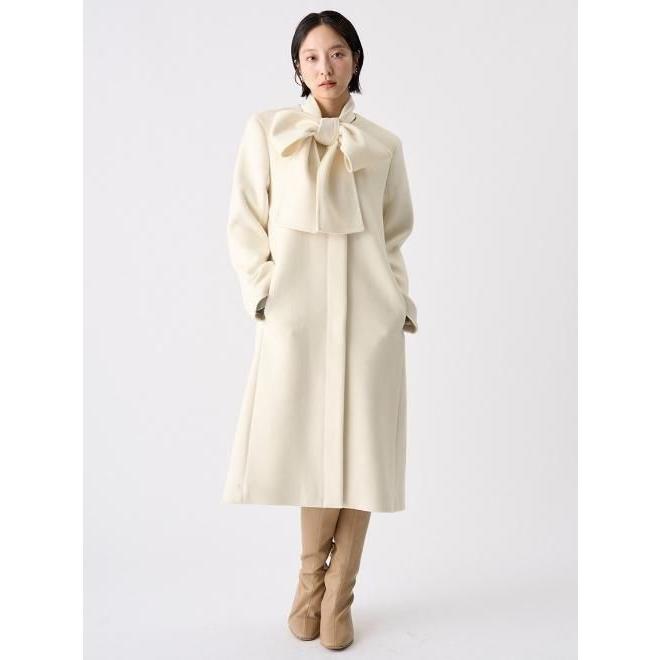 最終SALE☆セルフォード☆ストール付きコート　36 CELFORD（セルフォード） (10%OFF&300円OFF）CELFORD リボンストール