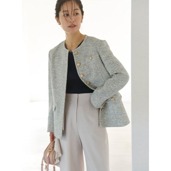 CELFORD / セルフォード ファンシーツイードロングジャケット 24 CELFORD / セルフォード ファンシーツイードロングジャケット 24