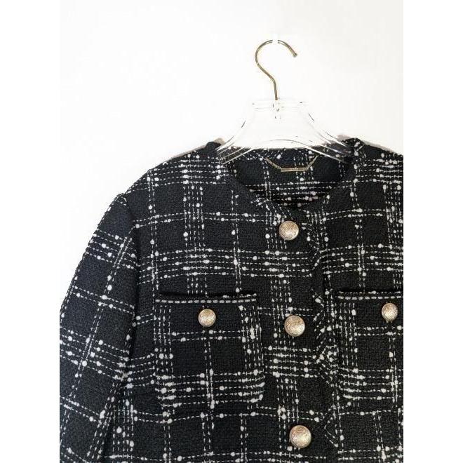 新品タグ付き★25SS最新作★セルフォードCELFORD ツイードジャケット38 美品】CELFORD セルフォード ツイードジャケット38サイズ