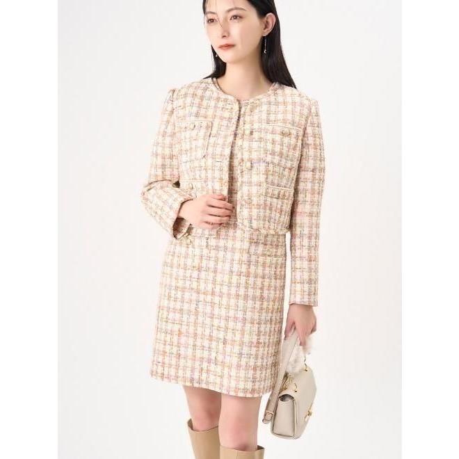 【新品未使用】CELFORD ツイードジャケット CELFORD｜ツイードニットジャケット | Rakuten Fashion(楽天