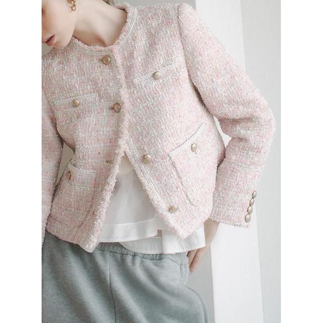 ツイードジャケット　CELFORD / セルフォード CELFORD（セルフォード） (10%OFF&PT5倍) フリンジツイードジャケット