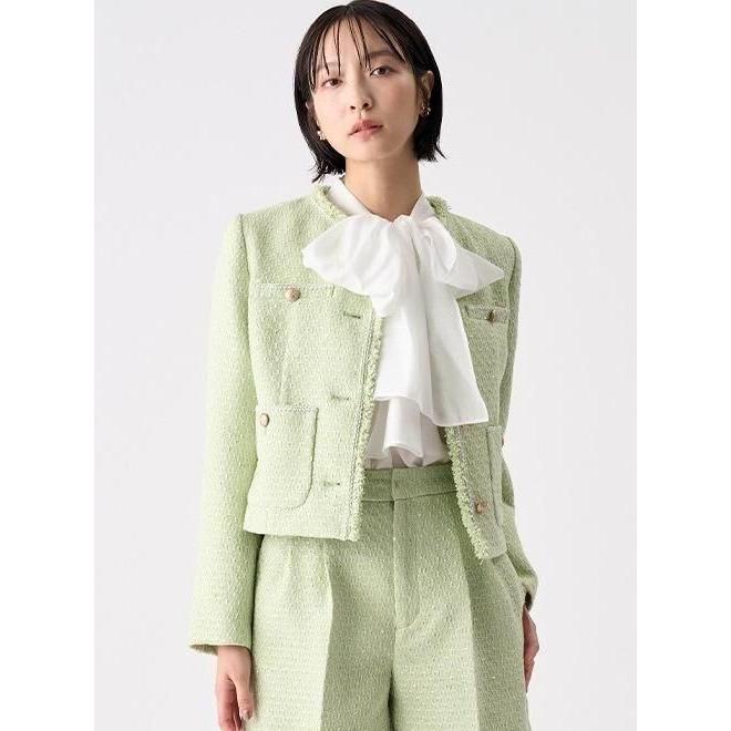 CELFORD（セルフォード） フリンジツイードジャケット 25秋冬.予約