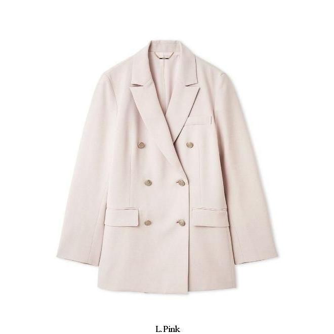 【美品】今季　セルフォード　ピンク ダブルブレストジャケット　36 CELFORD（セルフォード） (20%OFF&300円OFF) ダブルブレストテーラード