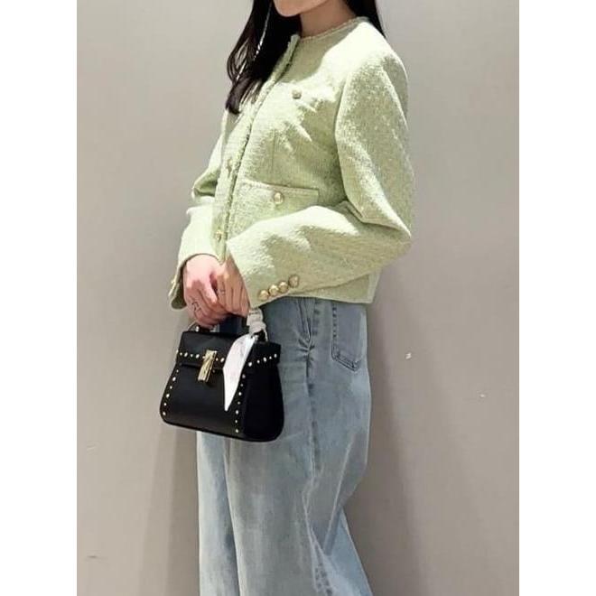 CELFORD ツイードジャケット 36サイズ CELFORD（セルフォード） (GWセール20%OFF&300円OFF) フリンジツイード