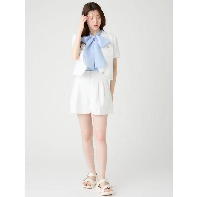 (期間限定10%OFF&300円OFF)  CELFORD  / セルフォード ハーフスリーブツイードジャケット  26春夏. CWFJ262043の画像
