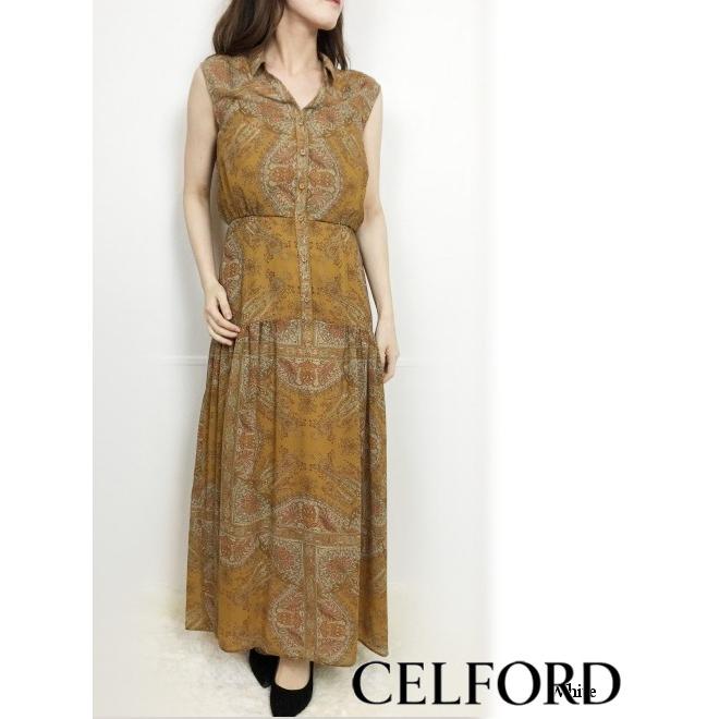全品送料無料 50 Off Celford セルフォード パネルプリントワンピース 19春夏 Cwfo1943 マキシワンピース 定価 円 新作モデル Homeofmalones Com