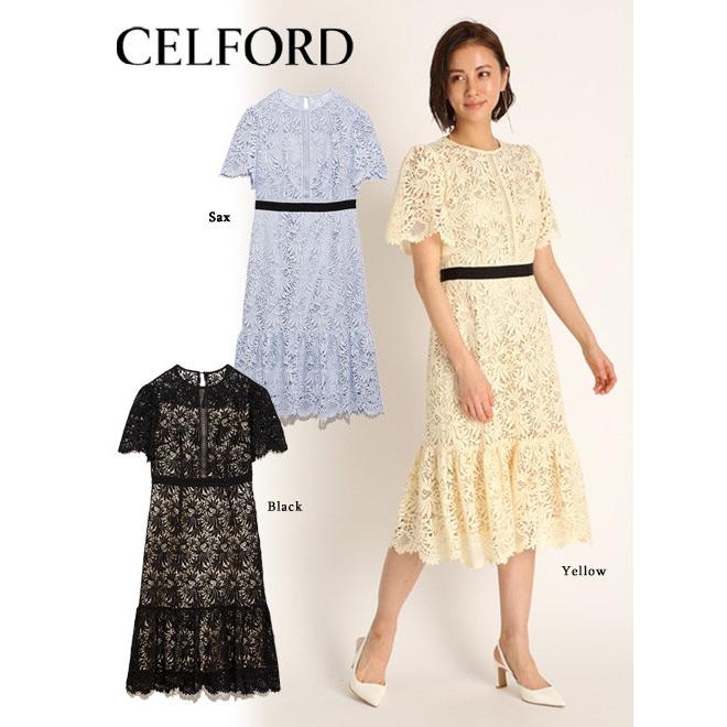40 Off Celford セルフォード リーフレースワンピース 春夏 Cwfo01 フレアワンピース Cwfo01 Hearty Select Yahoo店 通販 Yahoo ショッピング