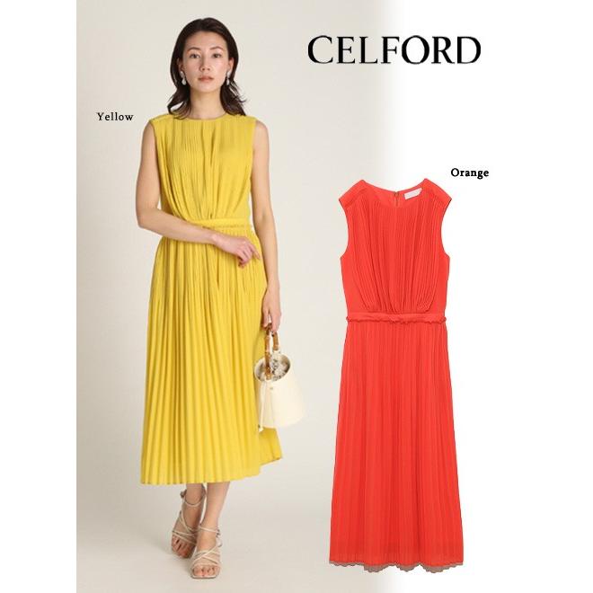 最適な材料 Off Celford セルフォード ギャザープリーツワンピース 春夏 Cwfo65 フレアワンピース 半額品 Www Thedailyspud Com