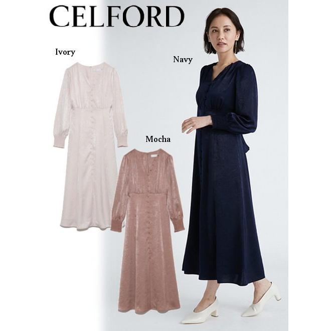 Celford セルフォード ヴィンテージサテンワンピース 21秋冬 Cwfo マキシワンピース Cwfo Hearty Select Yahoo店 通販 Yahoo ショッピング