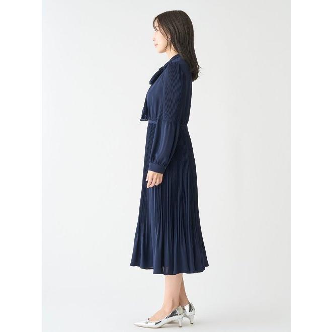 CELFORD / セルフォード ボウタイプリーツワンピース 23秋冬 CELFORD / セルフォード ボウタイプリーツワンピース 23秋冬