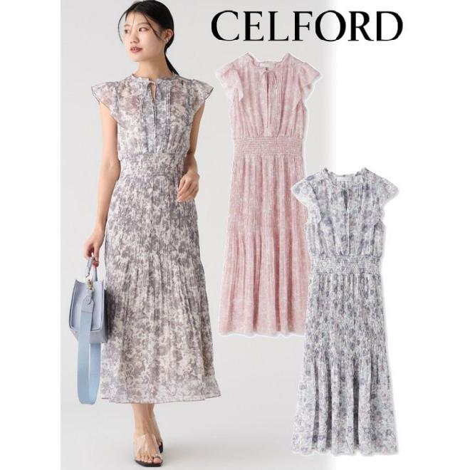 CELFORD / セルフォード デジタルフラワープリントワンピース 24 CELFORD / セルフォード デジタルフラワープリントワンピース 24