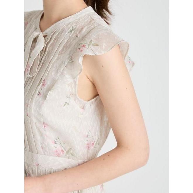 【CELFORD×P.J. REDOUTEコラボ】 Rosaボウタイワンピース CELFORD×P.J. REDOUTEコラボ】 Rosaボウタイワンピース(デイリー