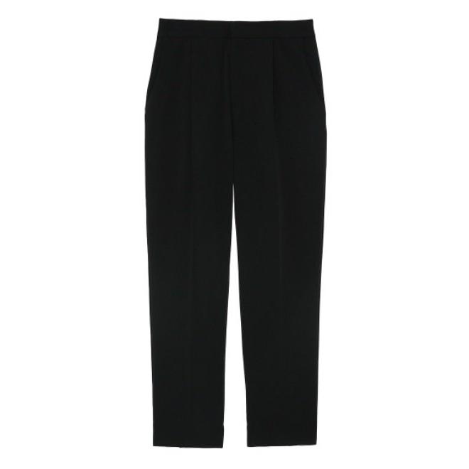 人気完売商品【タグ付き新品】CELFORD テーパードパンツ 34サイズ BLK CELFORD / セルフォード タックテーパードパンツ 21春夏