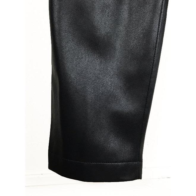 CELFORD（セルフォード） サイドスリットレザーパンツ 21秋冬