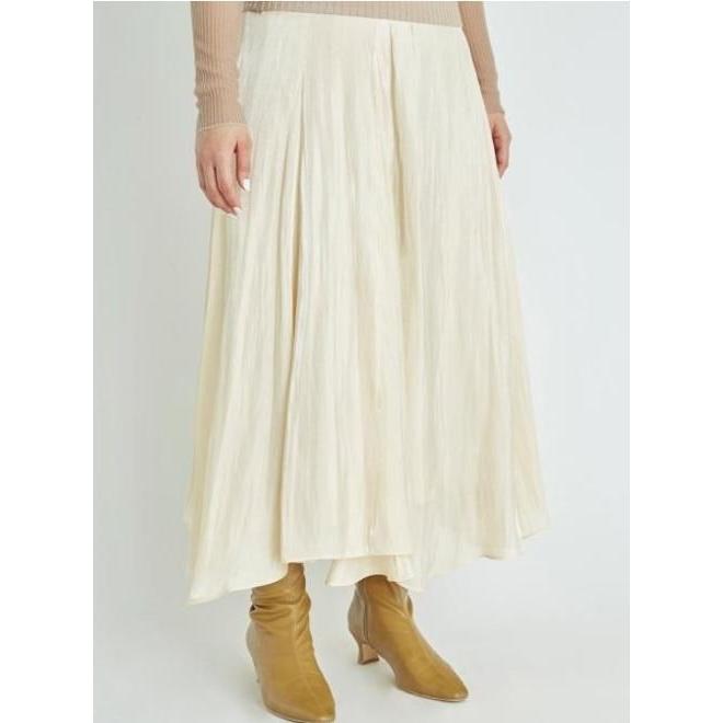 CELFORD（セルフォード） 光沢シアーフレアスカート 21春夏 CWFS211111
