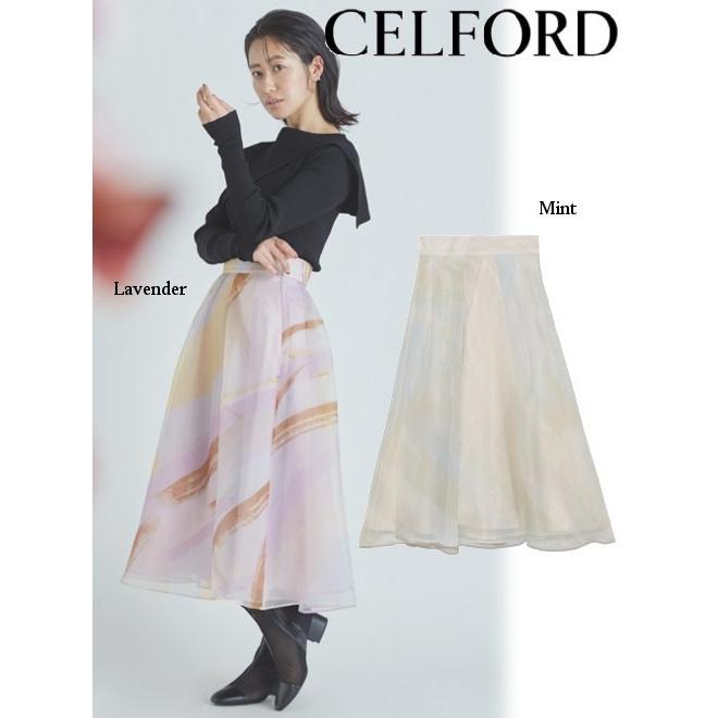 新品✨CELFORD セルフォード フレアスカート 白 Aライン 花柄 ロング丈 楽天市場】SALE50%OFF セルフォード CELFORD フラワープリント