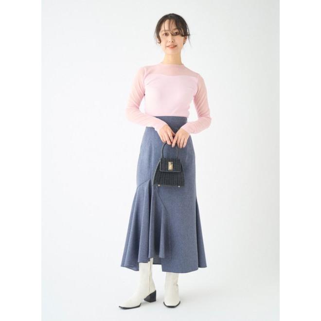 セルフォード　CELFORD　アシメマーメイドスカート　38 ハイウエスト CELFORD 夏ファイナルセール50%OFF&PT5倍 セルフォード アシメ