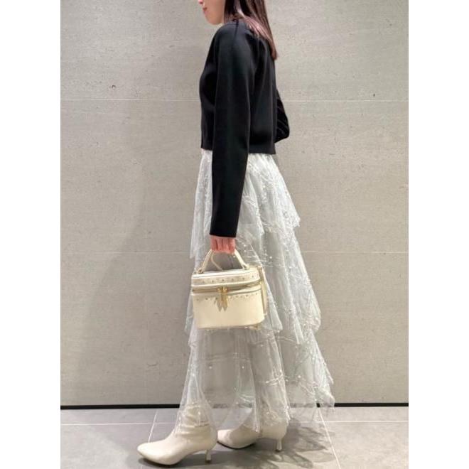 CELFORD / セルフォード パールスカート CELFORD（セルフォード）の「リボンパールチュールスカート（スカート