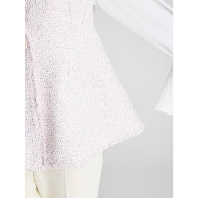 CELFORD（セルフォード） (10%OFF&PT5倍) フレアペプラムツイードジレ