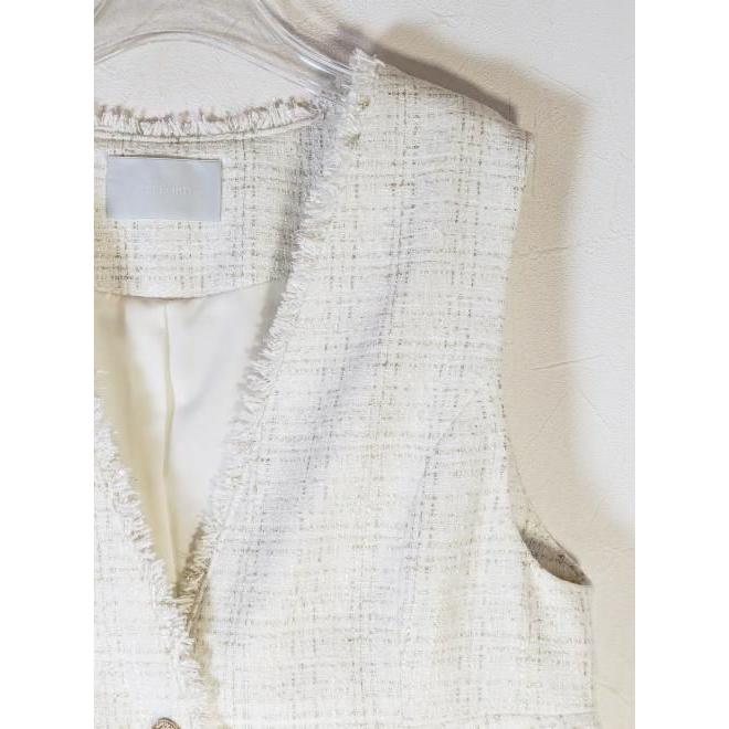 CELFORD（セルフォード） (10%OFF&PT5倍) フレアペプラムツイードジレ