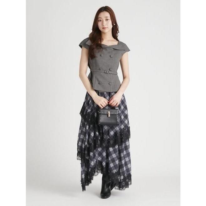 CELFORD（セルフォード） (10%OFF&300円OFF) ベルト付きペプラムジレ