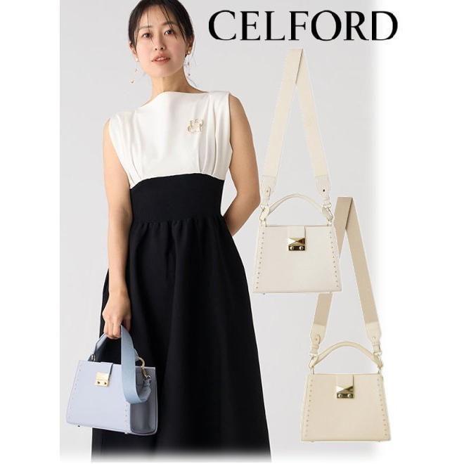 CELFORD / セルフォード ビジュースタッズハンドバッグ 24春夏 CELFORD / セルフォード ビジュースタッズハンドバッグ 24春夏